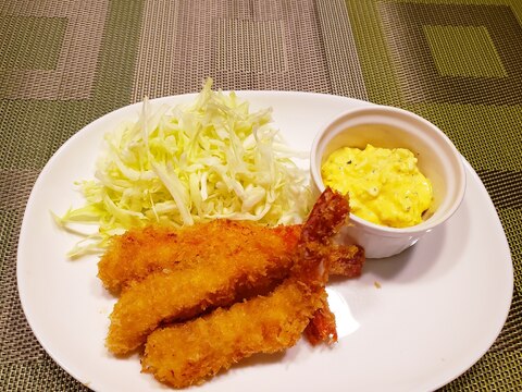 ちょっとしたコツでまっすぐ!エビフライ